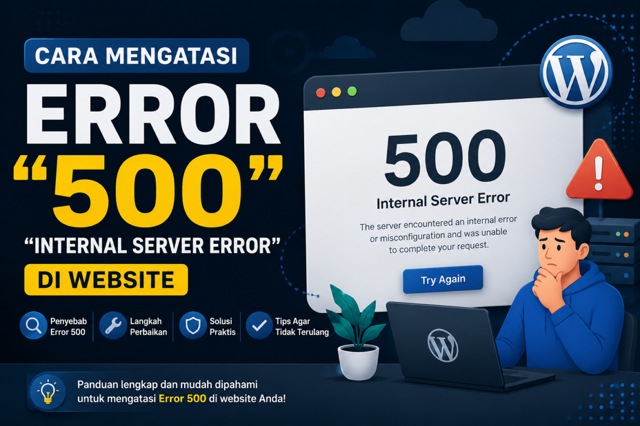 Cara Mengatasi Error "500 Internal Server Error" di Website