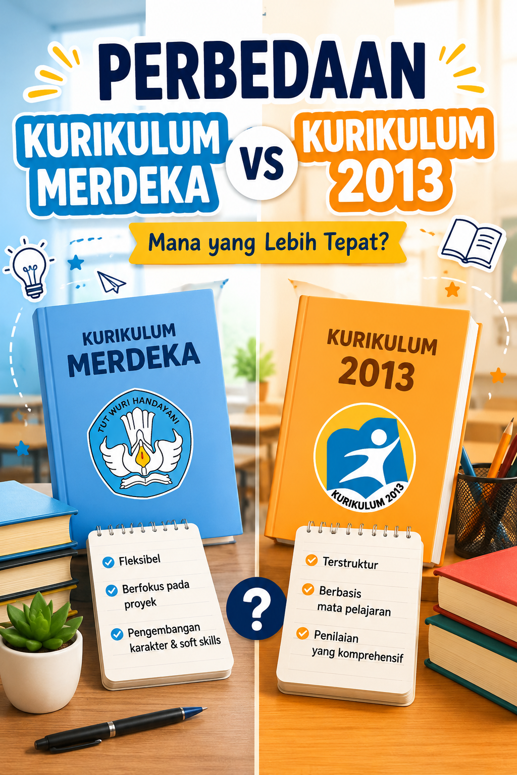 Perbedaan Kurikulum Merdeka dan Kurikulum 2013