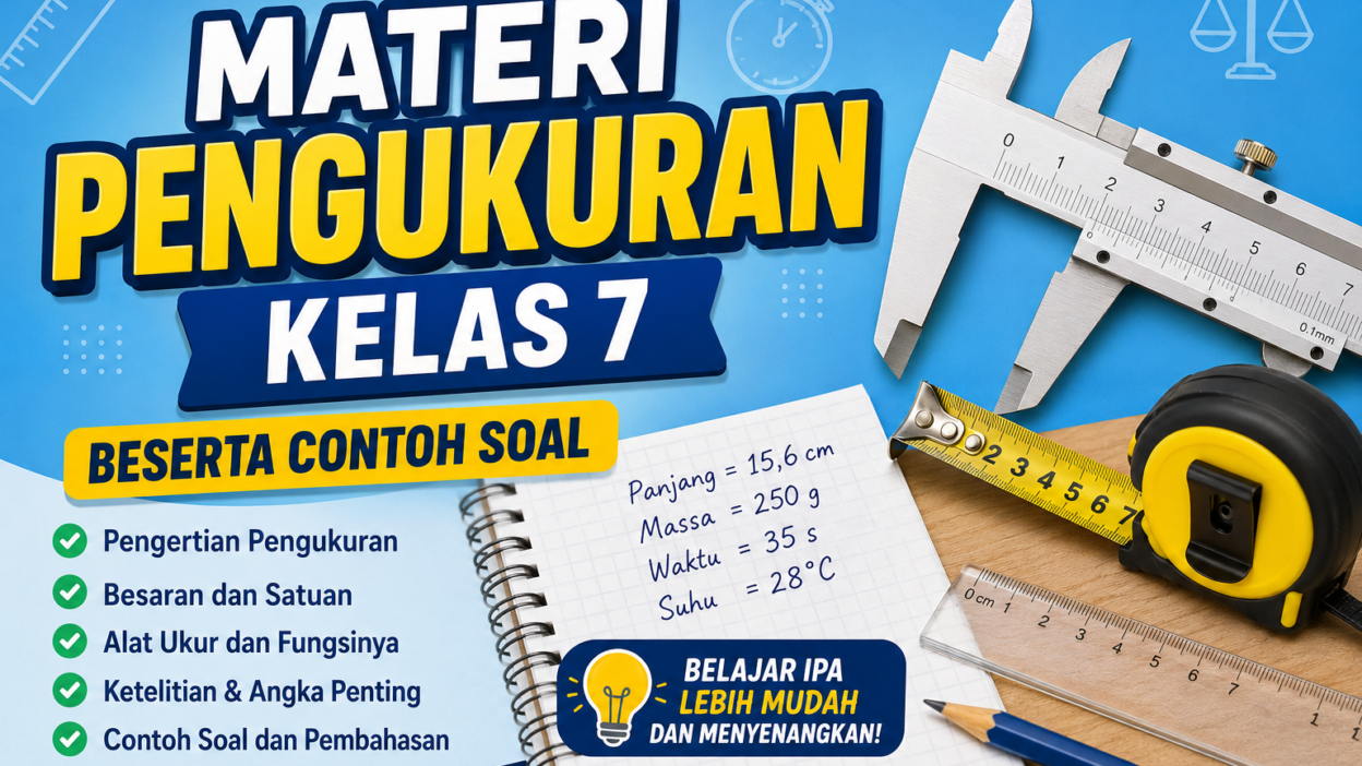 Materi Pengukuran Kelas 7 Beserta Contoh Soal