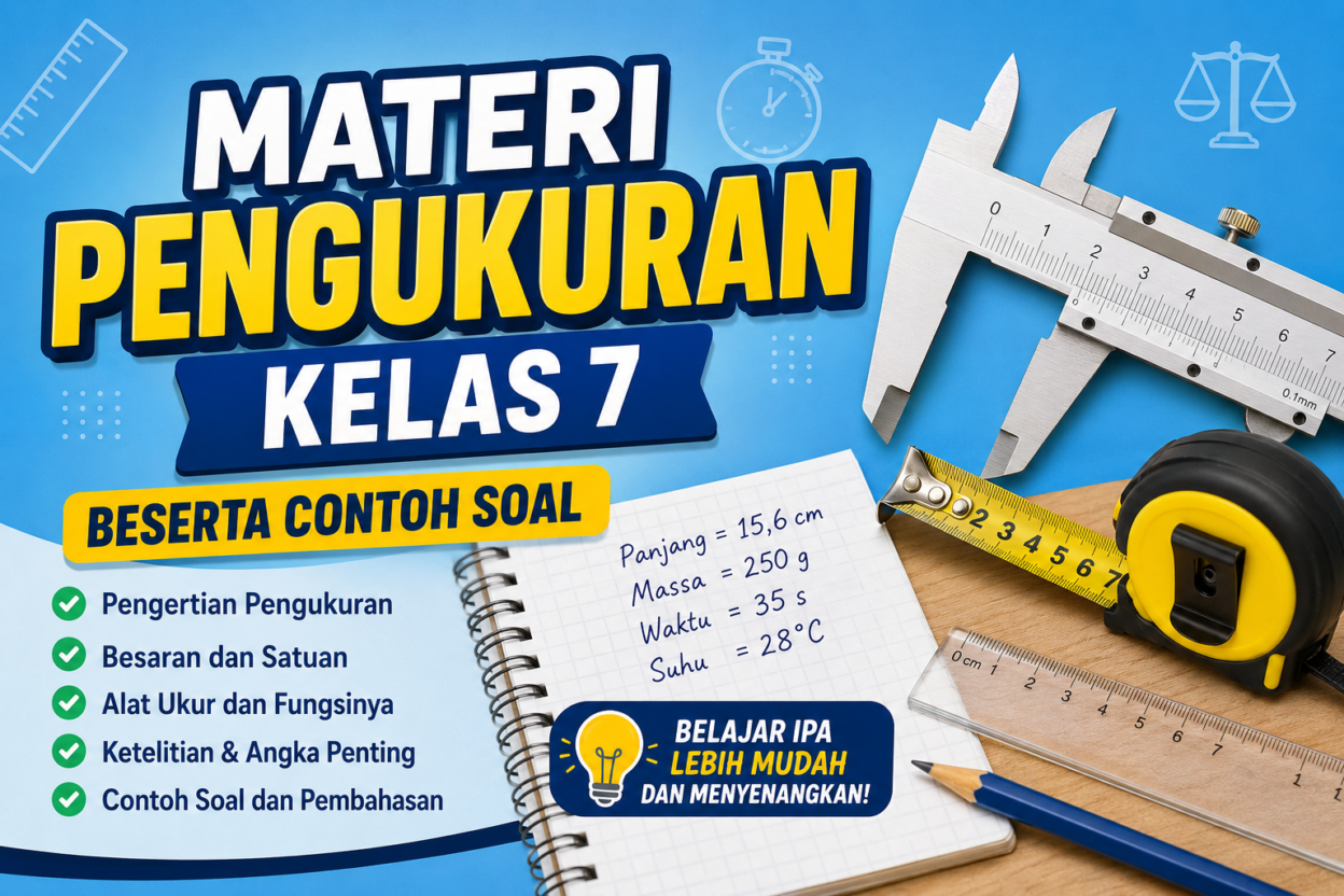 Materi Pengukuran Kelas 7 Beserta Contoh Soal